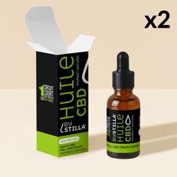 Lot 2 Huiles CBD Chanvre 20% / 2000mg (2x10ml)