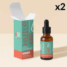 Lot 2 Huiles CBD Poire Vanille 20%/2000mg (2x10ml)