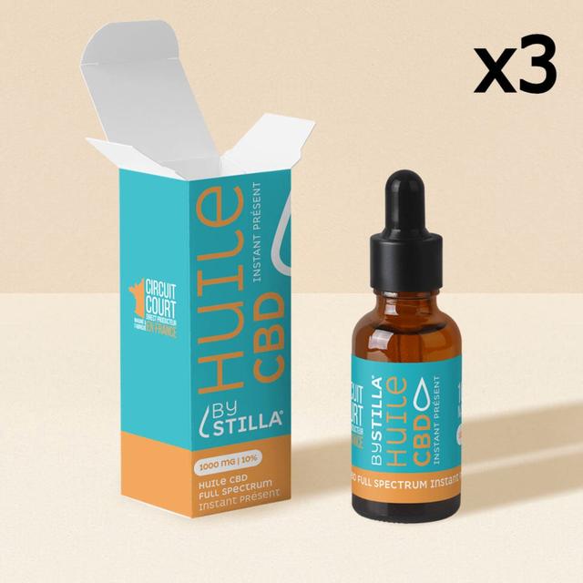 Lot 3 Huiles CBD Pina Colada 30% / 3000mg (3x10ml)