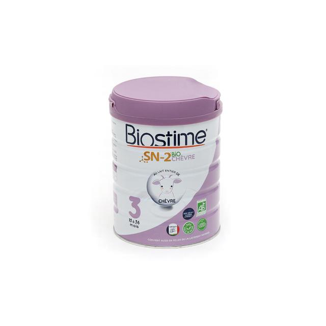 Biostime SN-2 Bio Chèvre 3ème Âge de 10 à 36 Mois 800 Grammes