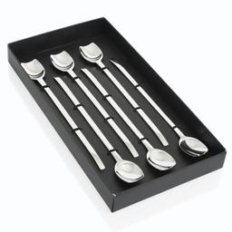 Coffret 6 cuilleres glace longue spiga