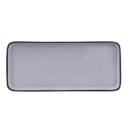 Plat rectangle Tikan 22x12 cm blanc