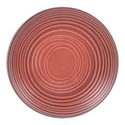 Assiette plate Moon corail 27 cm (lot de 6)