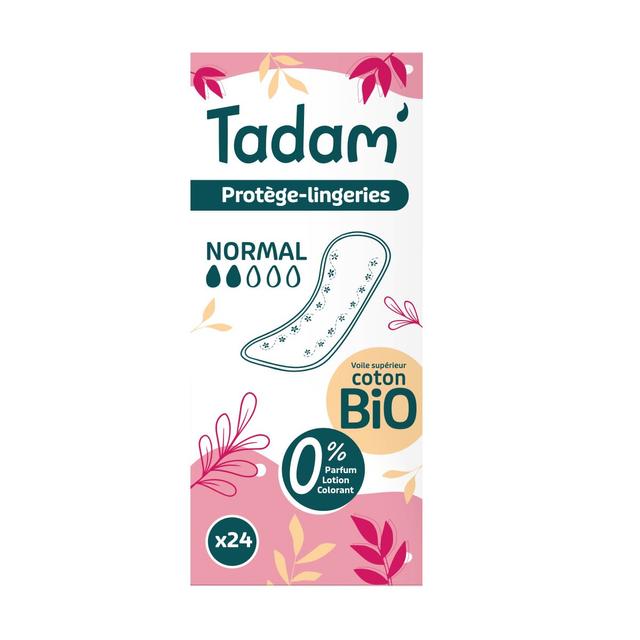 24 Protège-Lingerie Normal Non-Irritants au Coton BIO