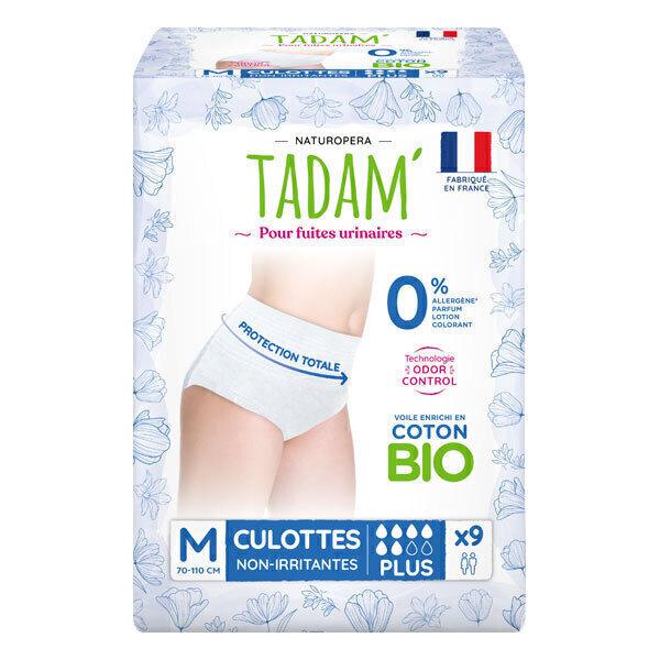 9 Culottes Plus pour fuites urinaires Taille M