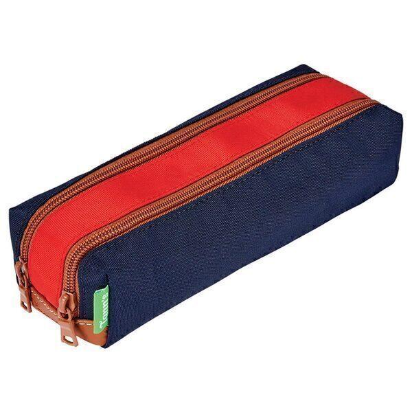 Trousse Double Arthur Bleu/Rouge