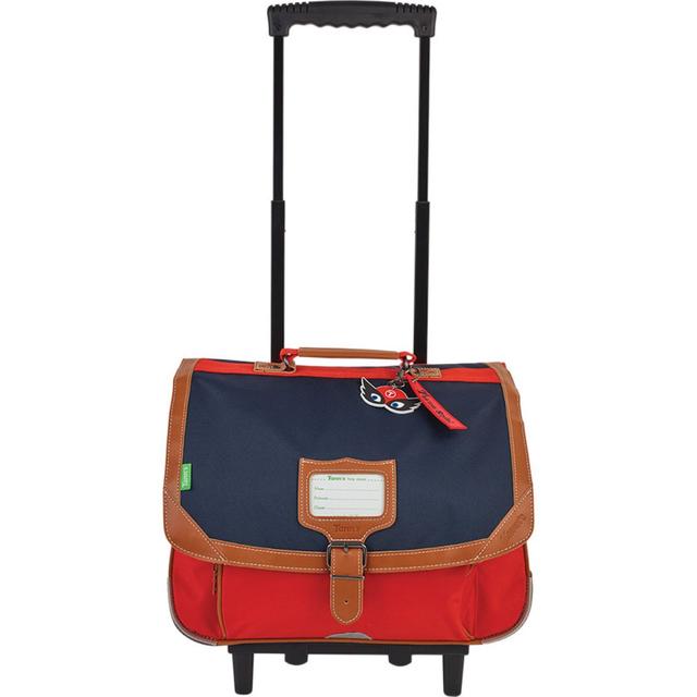 Trolley Arthur bleu/rouge 38 cm