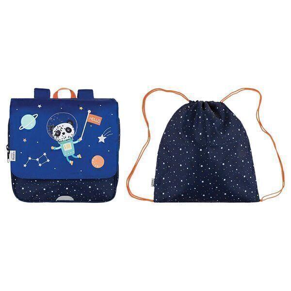 Cartable souple Cosmos Bleu