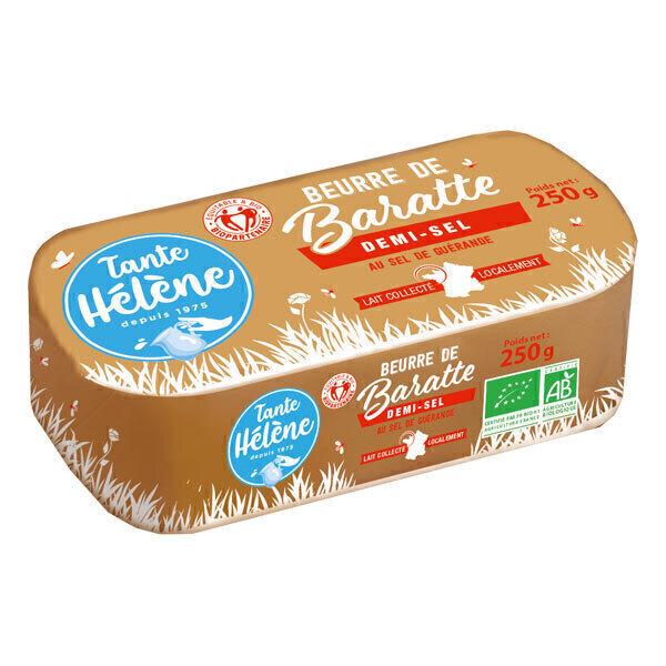 Beurre de baratte moulé demi sel 250g