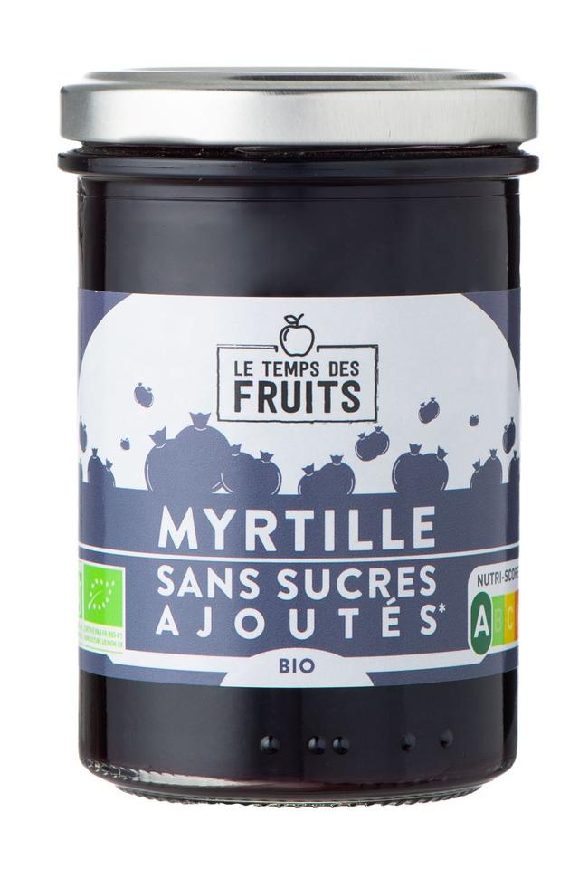 Préparation myrtille sans sucres ajoutés 210g