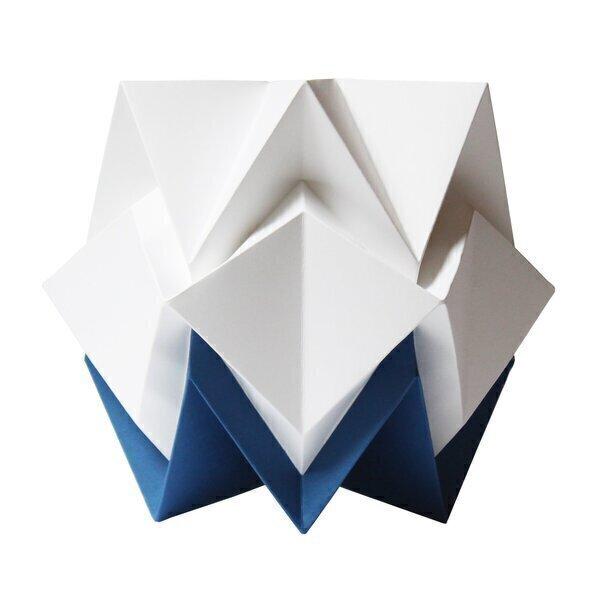 Lampe de Table Origami Bicolore en Papier - taille M