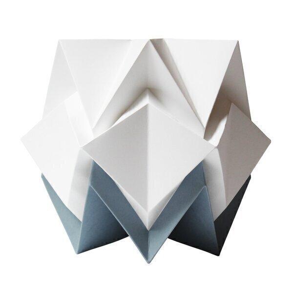 Lampe de Table Origami Bicolore en Papier - taille S