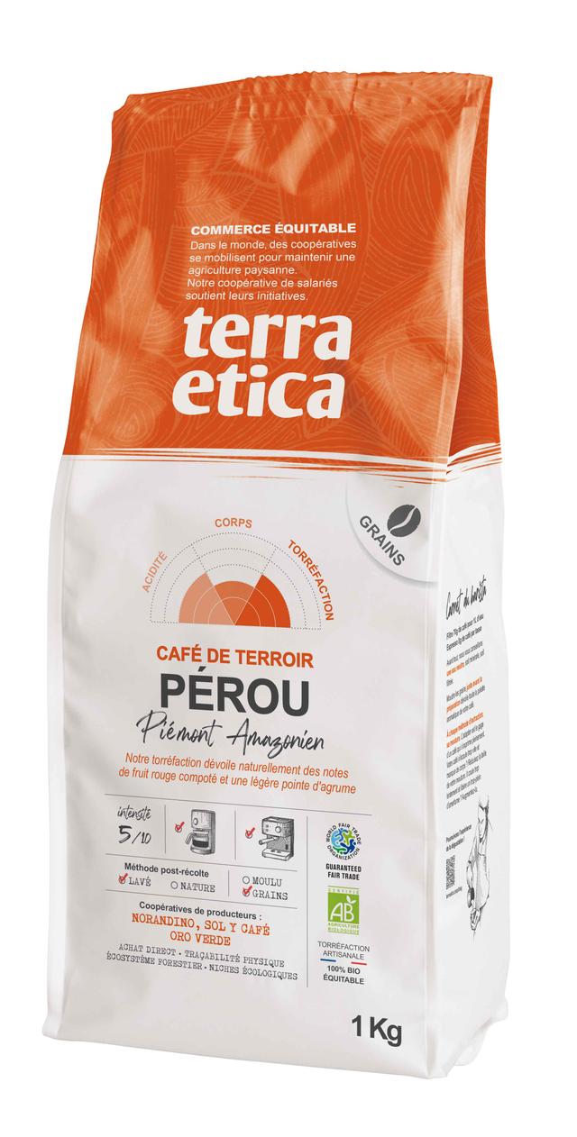 Café en grains Pérou Arabica 1kg