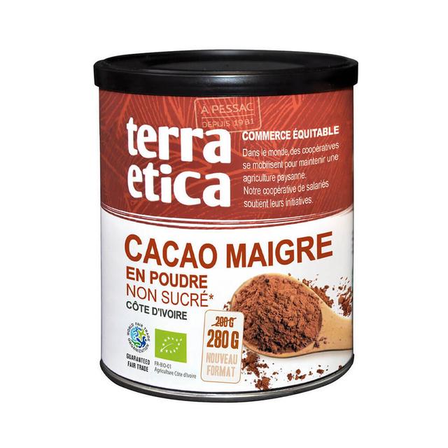 Cacao maigre en poudre non sucré 280g