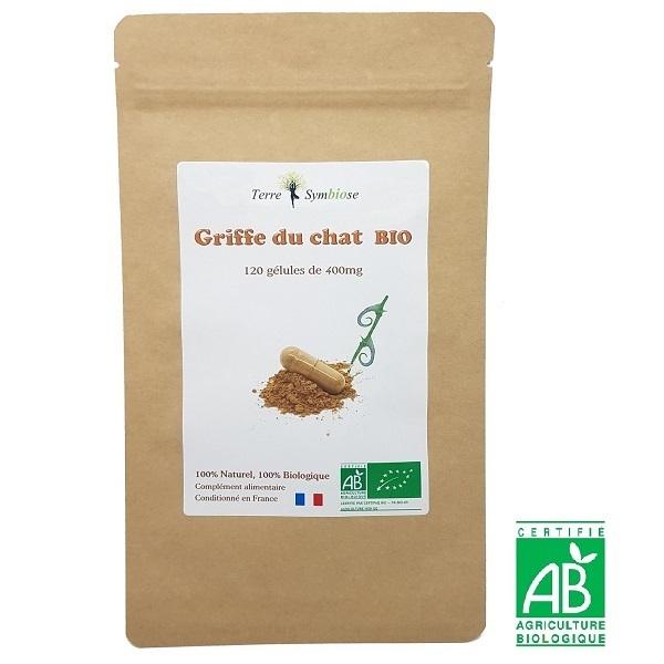 Griffe du Chat BIO - 120 gélules de 400 mg Biologique