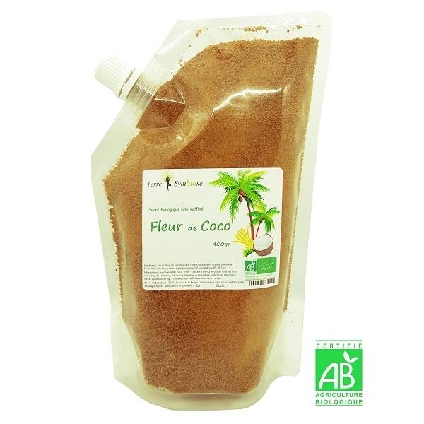 Sucre Fleur de Coco Biologique non raffiné - 400 g bio - dégusta