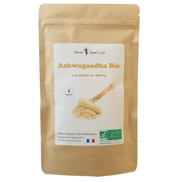 Ashwagandha Bio - 120 gélules de 400mg