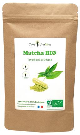 Matcha Biologique - 120 gélules de 400mg