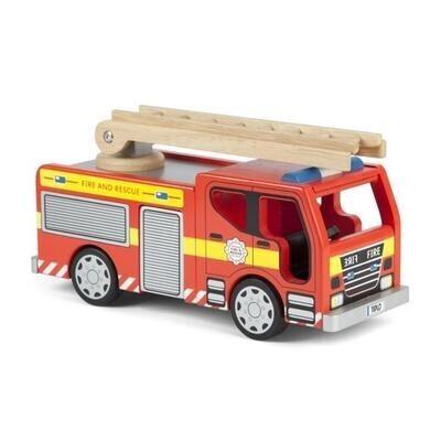 Camion De Pompiers En Bois