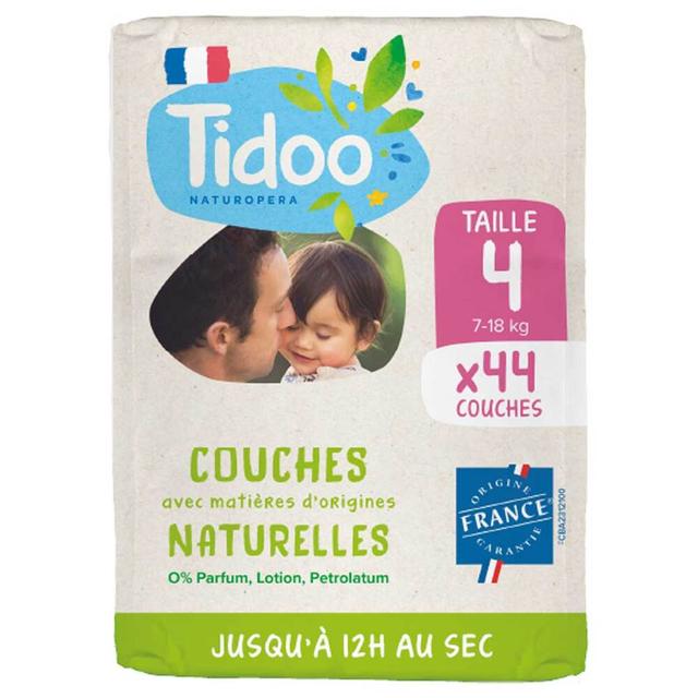 44 couches écologiques françaises T4 (7-18kg)