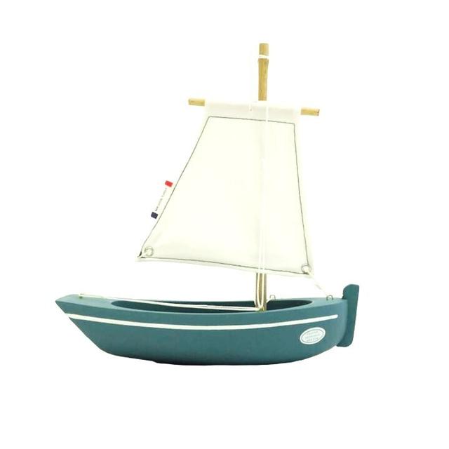 Bateau Le Misainier vert abysses 22cm