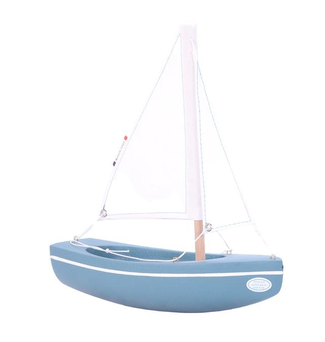 Bateau Le Sloop vert abysses 21cm