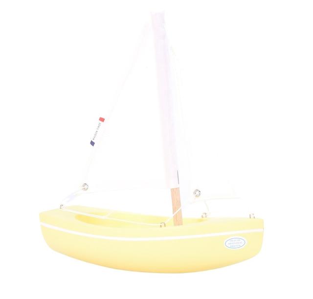 Bateau Le Sloop jaune 21cm