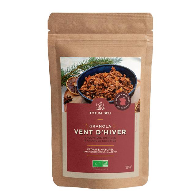 Granola façon pain d'épice et orange confite - 300 G