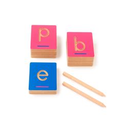 Jeu éducatif Sentir la lettre - jeu Montessori