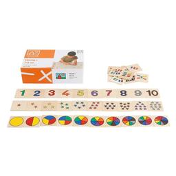 Compter - Mathématiques - De 1 à 10 - jeu Montessori