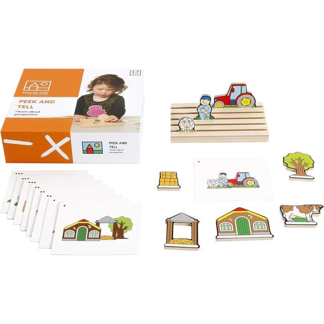 Raconter une histoire - Peek and tell - jeu Montessori