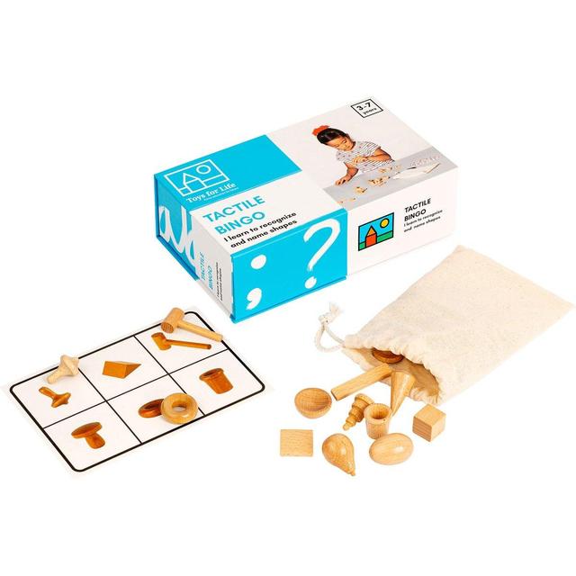 Jeu de formes - Bingo tactile - jeu Montessori