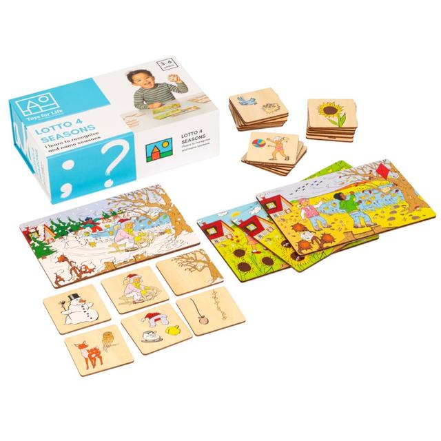 Tri des saisons - Loto linguistique   4 saisons - jeu Montessori