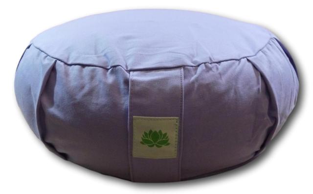 Coussin de méditation zafu lotus épeautre Bio 40 x 17 cm