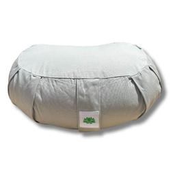 Coussin zafu lotus demie-lune sarrasin écologique