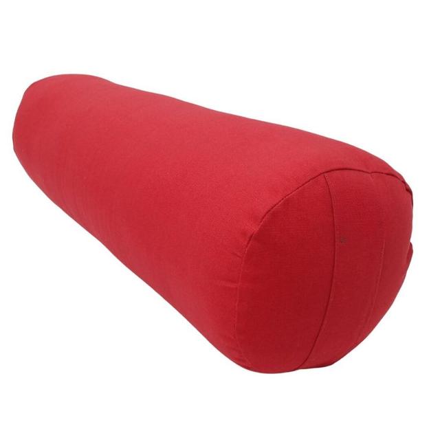 Bolster de yoga cylindrique Coton et Kapok Bio 65 x 21 cm