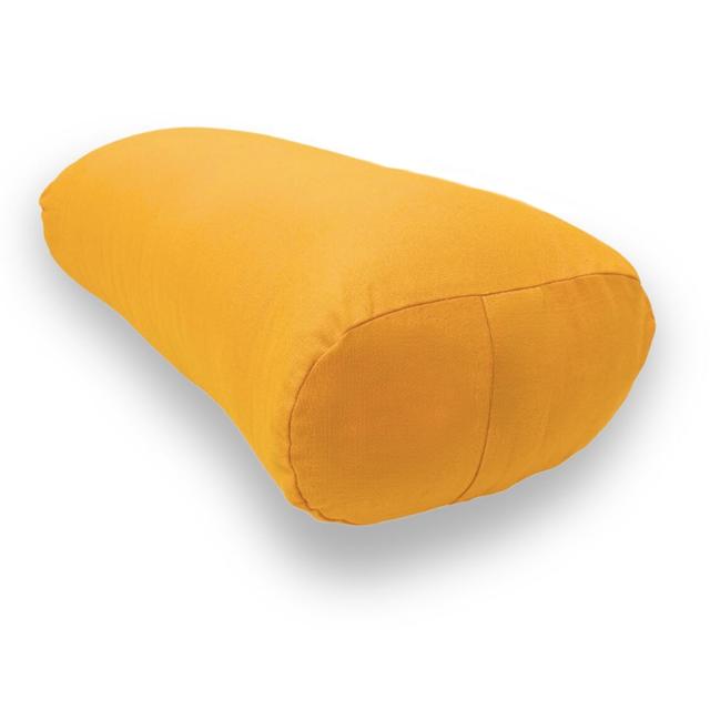 Bolster de yoga ovale Coton et Kapok Bio 60 x 30 x 15 cm