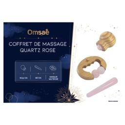 Coffret de massage quartz rose