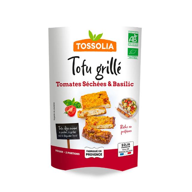 Tofu grillé tomates séchées et basilic 140g