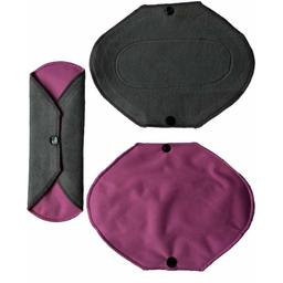 Serviette hygiénique lavable Jour - lot de 3