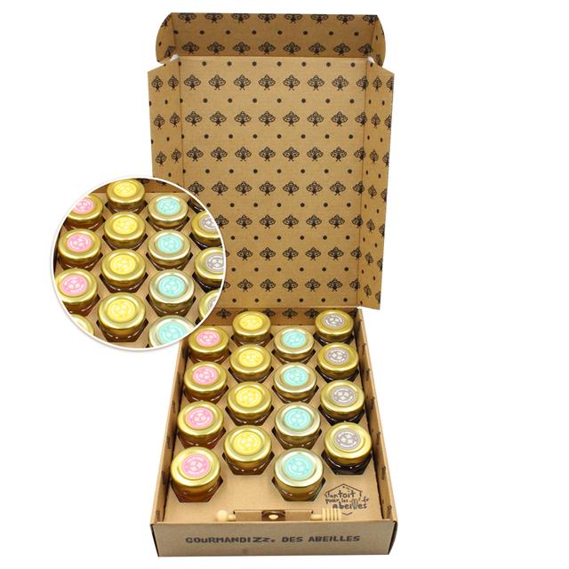 COFFRET 16 MIELS LA PALETTE DES SAVEURS