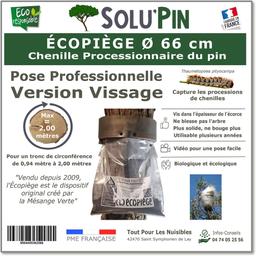 Écopiège Ø 66 cm Vissage, Piège Chenille Processionnaire du pin