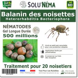 Solunéma-Nématodes balanin des noisettes- (hb) 500 millions