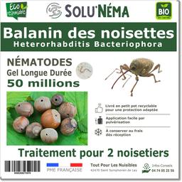 Solunéma-nématodes balanin des noisettes- (hb) 50 millions pour