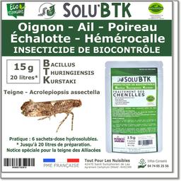 SoluBTK - Oignon, Ail, Poireau, Échalotte, Hémérocalle 15 g BTK