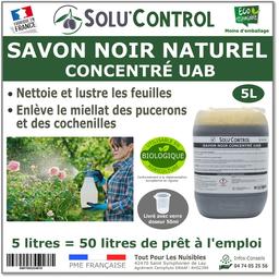 Savon Noir Naturel Concentré UAB Solu'Control, 5L, Nettoyant