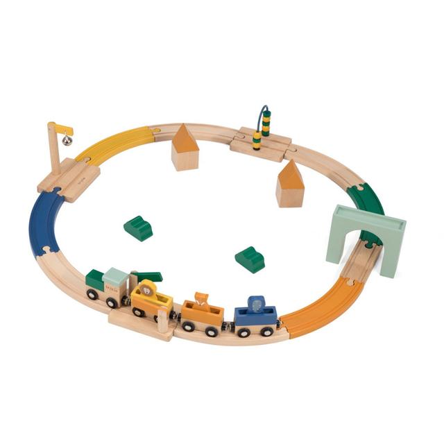 Circuit de train en bois