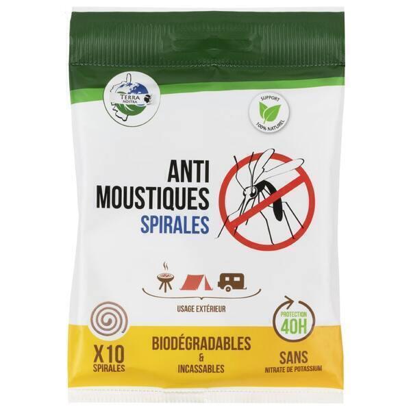 Anti Moustique Naturel Spirales Biodégradables Sachet de 10