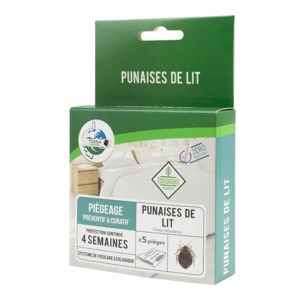 Piège Ecologique Naturel Punaise Lit Plaque de Phéromone X5