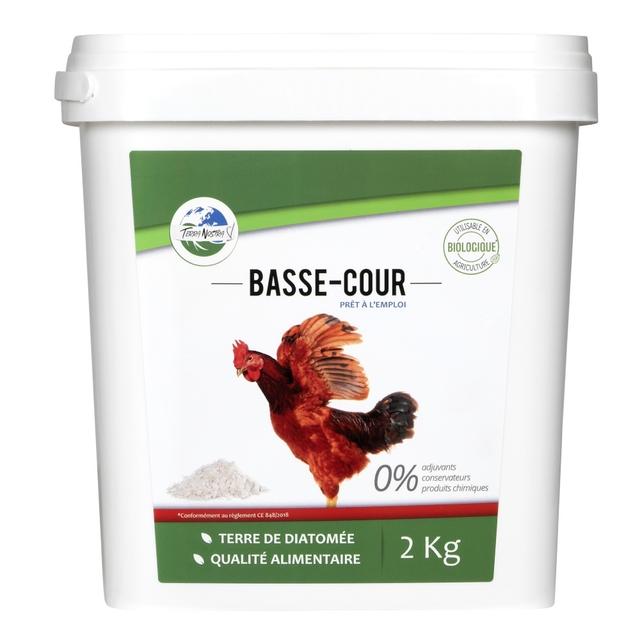 Terre de Diatomée Basse Cour Naturel Seau 2kg